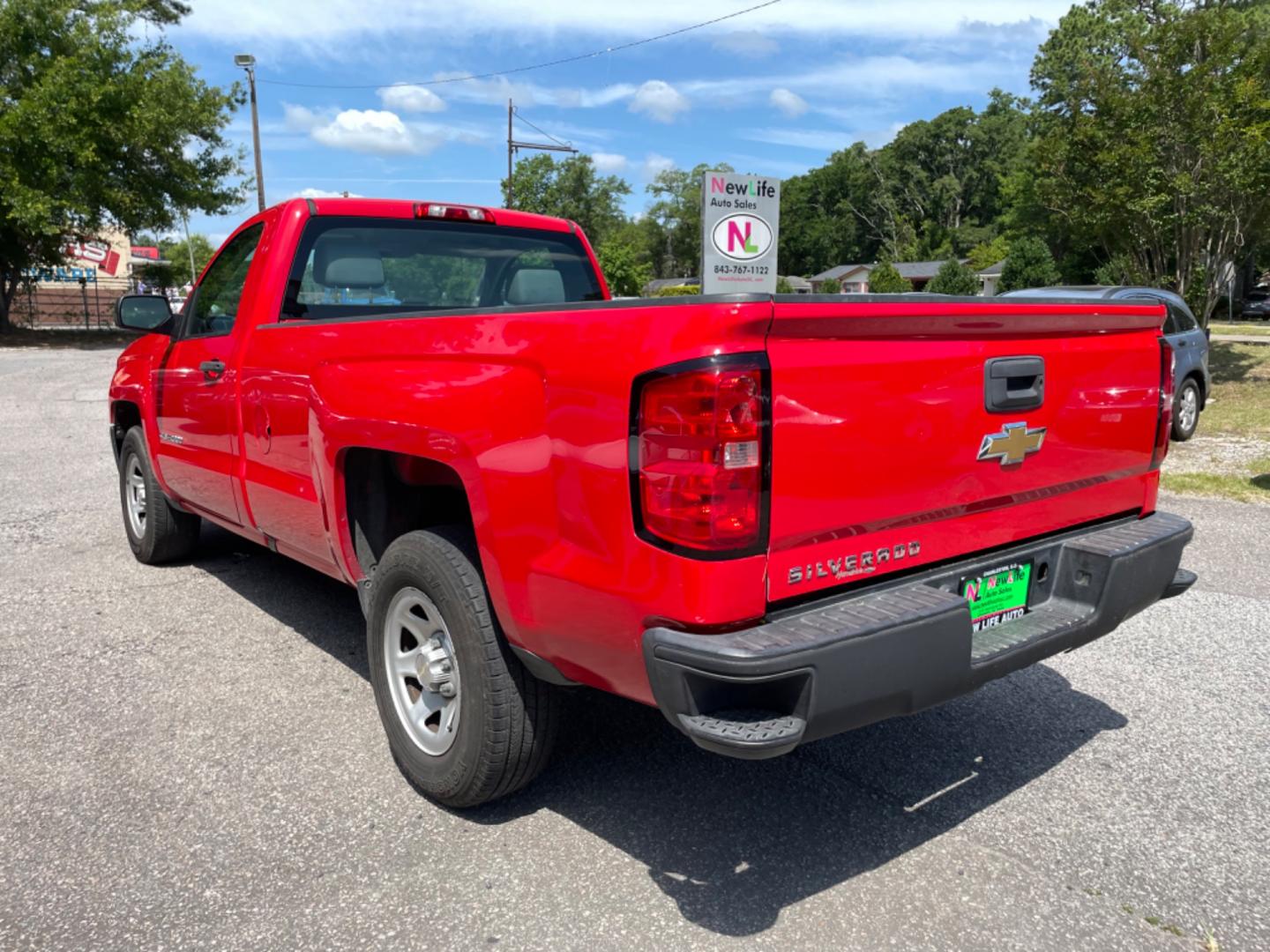 2016 RED CHEVROLET SILVERADO 1500 WORK TRUCK (1GCNCNEH4GZ) with an 4.3L engine, Automatic transmission, located at 5103 Dorchester Rd., Charleston, SC, 29418-5607, (843) 767-1122, 36.245171, -115.228050 - Local Trade-in with Easy Clean Vinyl Interior, Cold A/C, AM/FM Stereo, Power Locks, Bed Liner. Certified One Owner!! Located at New Life Auto Sales! 2023 WINNER for Post & Courier's Charleston's Choice Pre-owned Car Dealer AND 2018-2024 Top 5 Finalist for Charleston City Paper's BEST PLACE TO BUY - Photo#5